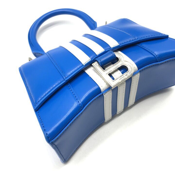 Balenciaga Adidas Collaboration 2-Way Bag Hourglass Blue — view 6