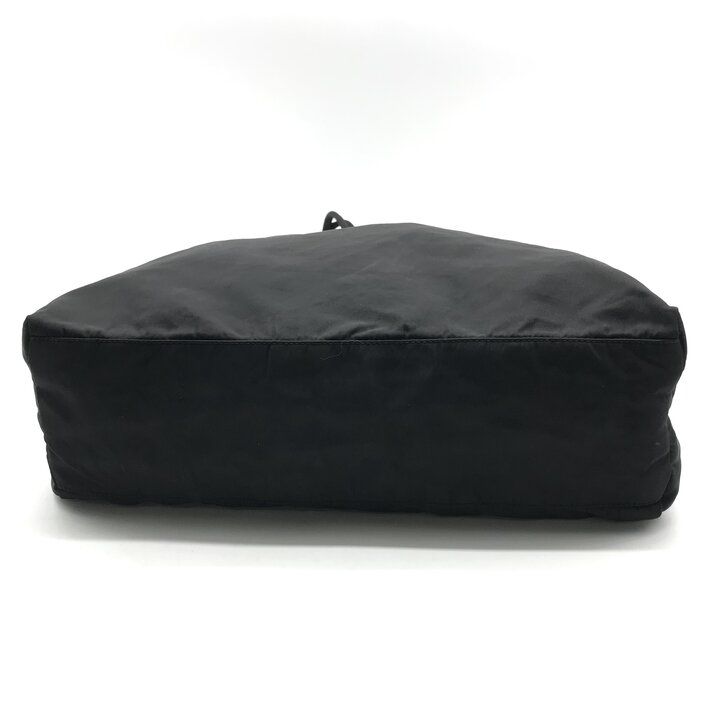Prada Nylon Tessuto Tote Shoulder Bag Black — view 4