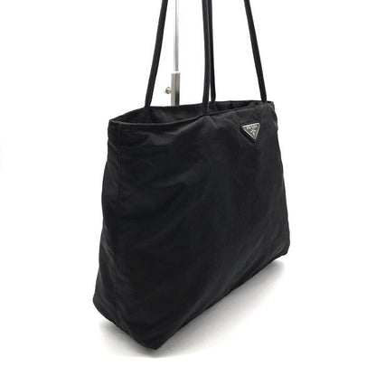 Prada Nylon Tessuto Tote Shoulder Bag Black — view 2