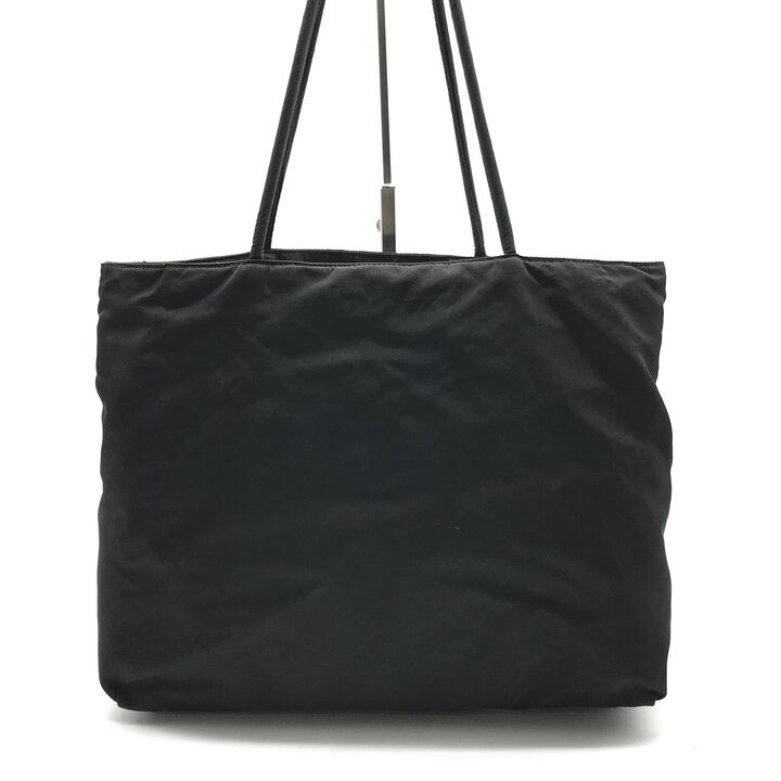 Prada Nylon Tessuto Tote Shoulder Bag Black — view 3
