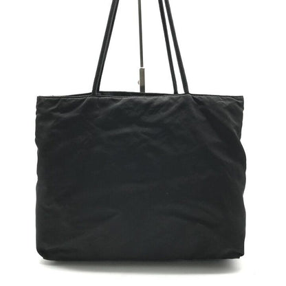 Prada Nylon Tessuto Tote Shoulder Bag Black — view 3