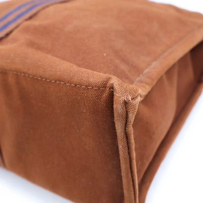 Hermes Fourre Tout MM Canvas Tote Bag Brown — view 5