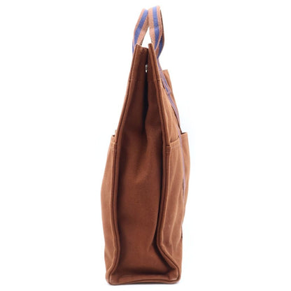 Hermes Fourre Tout MM Canvas Tote Bag Brown — view 3