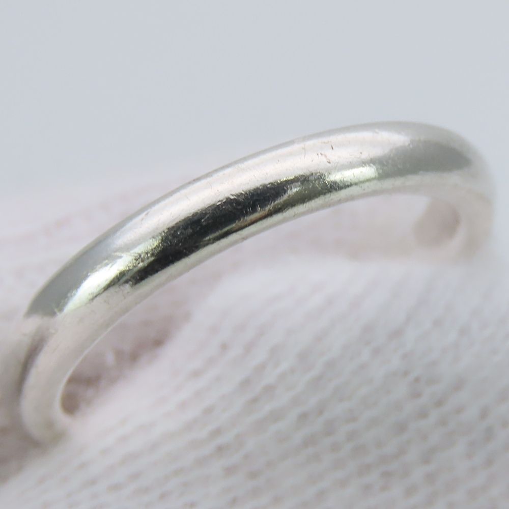 Tiffany & Co Ring Stacking Band 925 Sterling Silver Sapphire Blue Elsa Peretti — view 8