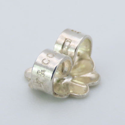 Tiffany & Co Earrings Loving Heart Silver White Gold Post — view 7