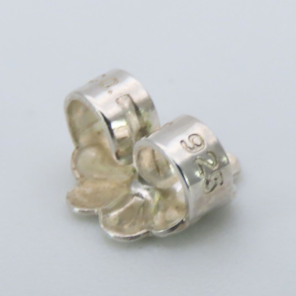 Tiffany & Co Earrings Loving Heart Silver White Gold Post — view 8