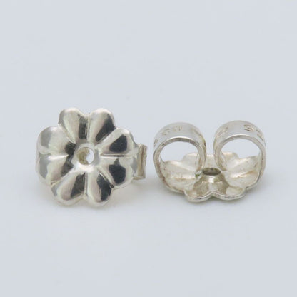 Tiffany & Co Earrings Loving Heart Silver White Gold Post — view 6