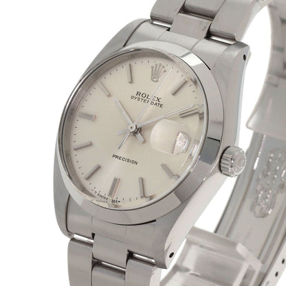 Rolex Oyster Date Precision Vintage Watch SS — view 3