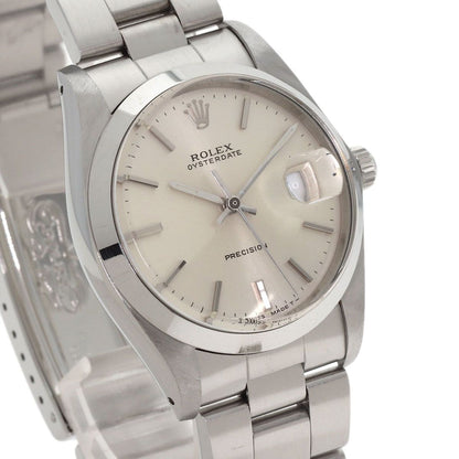 Rolex Oyster Date Precision Vintage Watch SS — view 4