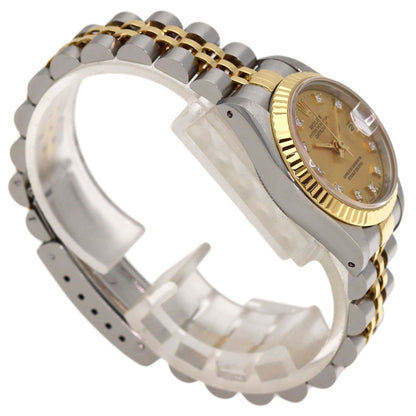 Rolex Datejust Diamond Watch SS Yellow Gold 18k — view 2