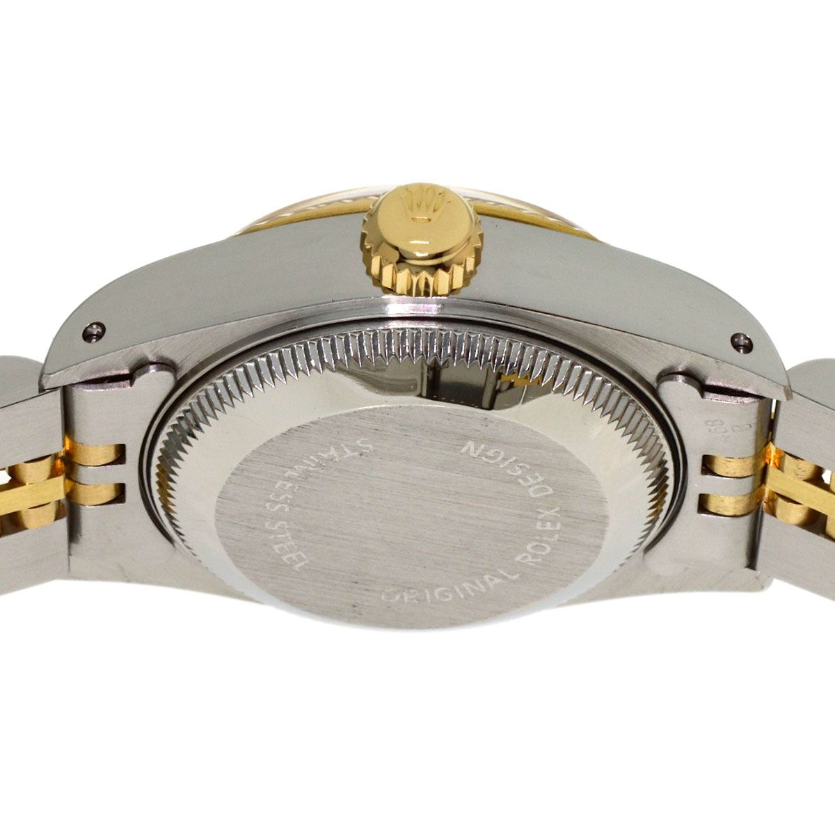 Rolex Datejust Diamond Watch SS Yellow Gold 18k — view 6