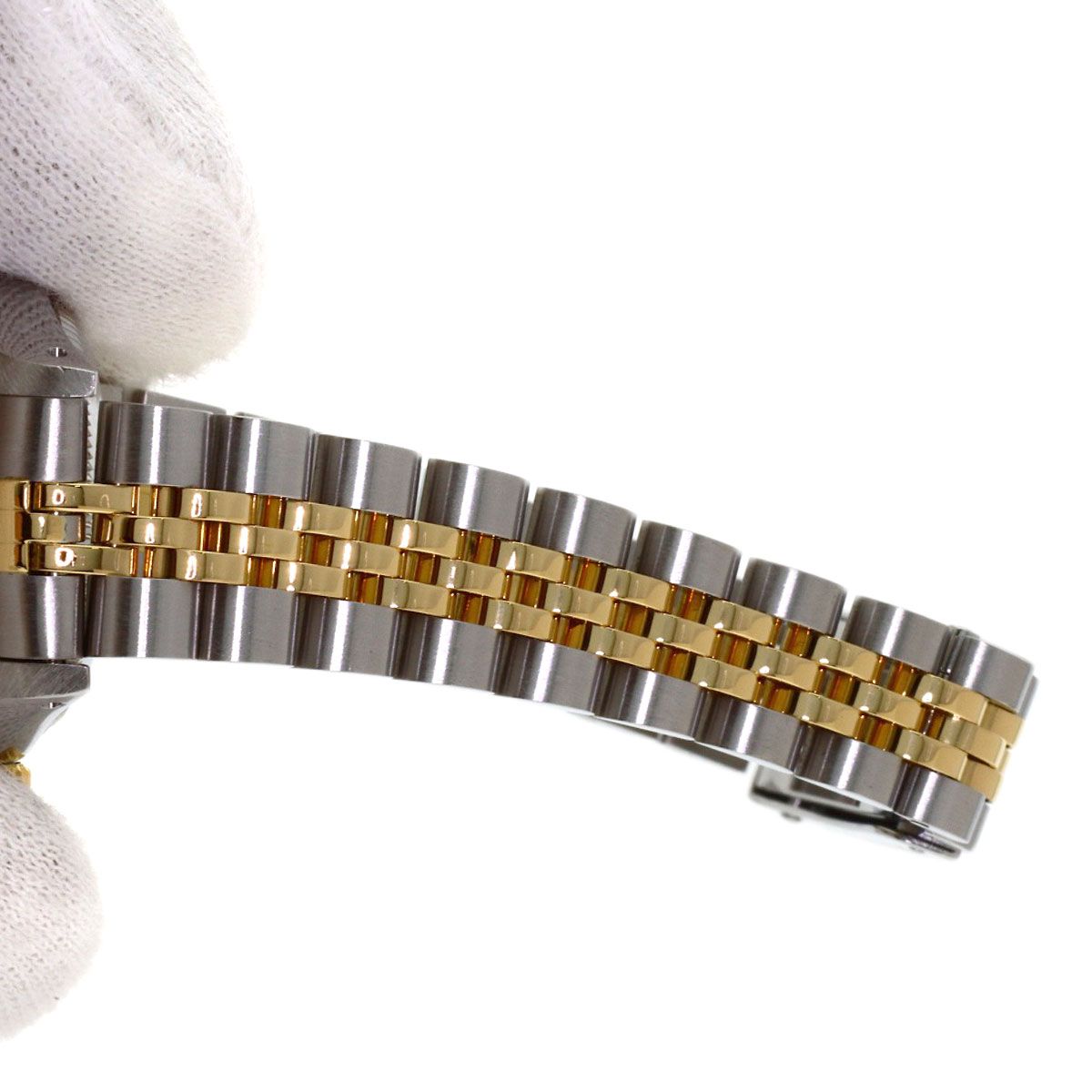 Rolex Datejust Diamond Watch SS Yellow Gold 18k — view 8