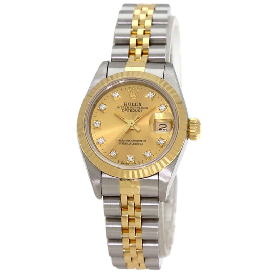 Rolex Datejust Diamond Watch SS Yellow Gold 18k