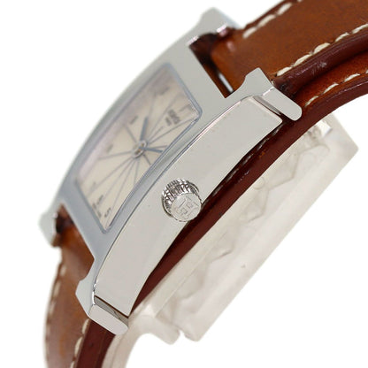 Hermes H Watch Double Tour SS Leather — view 5
