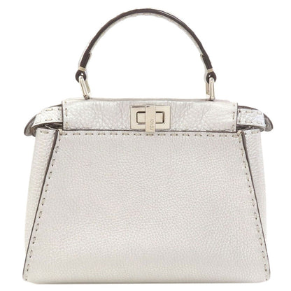 Fendi Peekaboo Mini Selleria 2-Way Handbag Calfskin — view 2