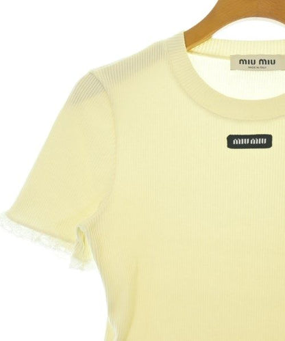 Miu Miu T-Shirt Ivory — view 4