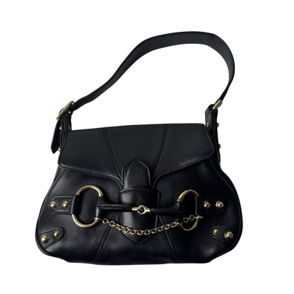 Gucci Horsebit Handbag Black