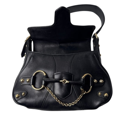 Gucci Horsebit Handbag Black — view 7