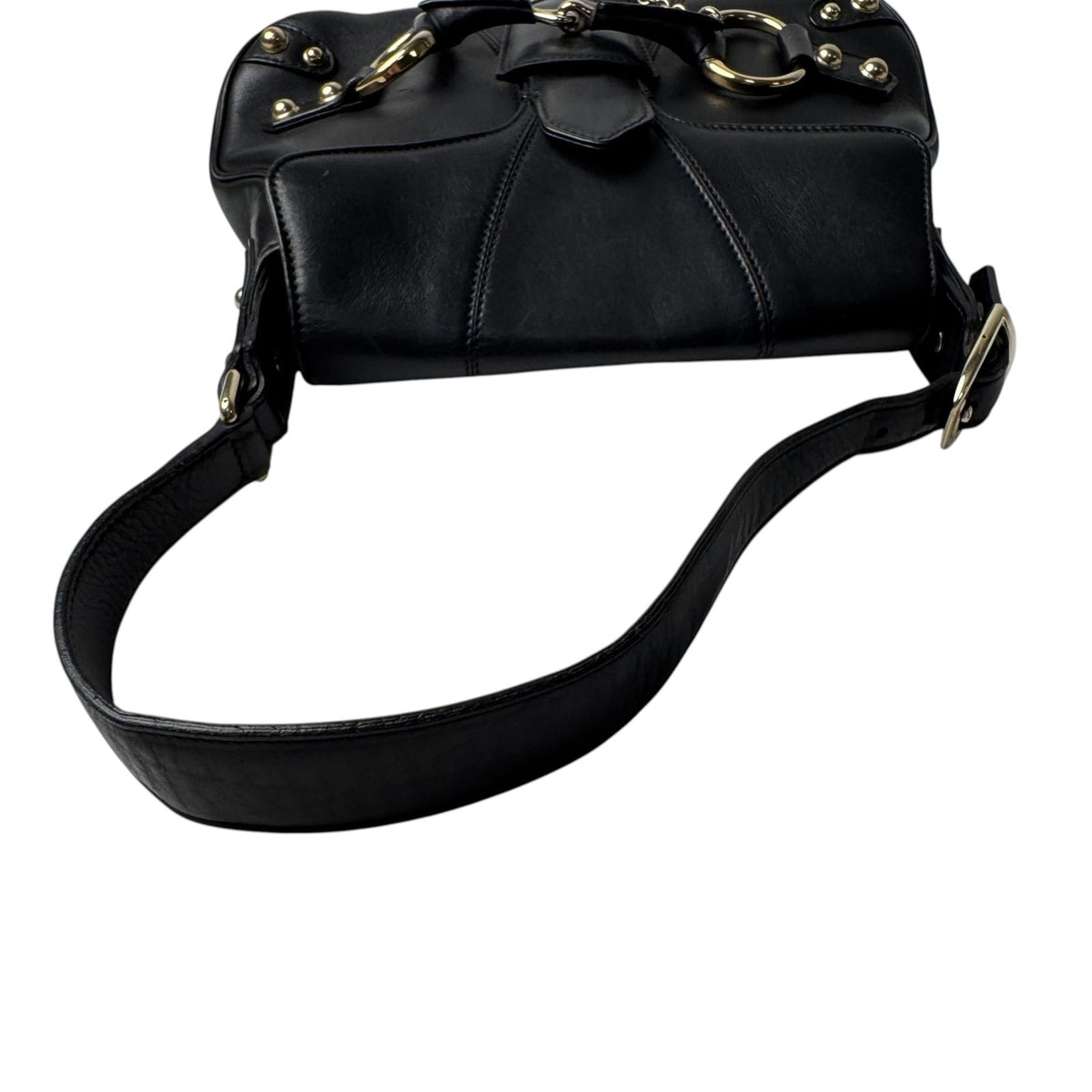 Gucci Horsebit Handbag Black — view 6