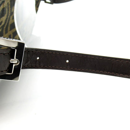 Fendi Zucca Waist Bag Canvas Leather Brown — view 2