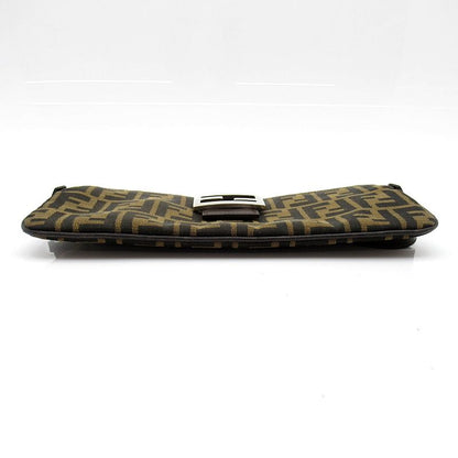 Fendi Zucca Waist Bag Canvas Leather Brown — view 6