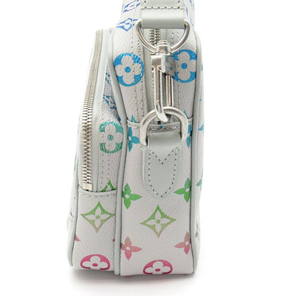 Louis Vuitton Nile Monogram Iridescent Shoulder Bag Light Gray Multicolor — view 3
