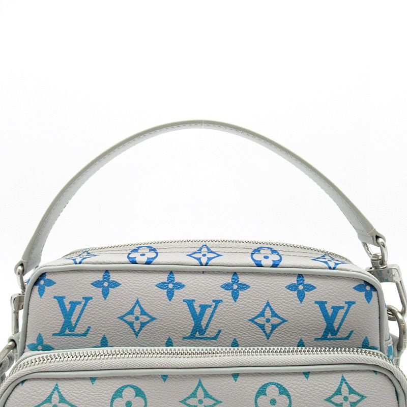 Louis Vuitton Nile Monogram Iridescent Shoulder Bag Light Gray Multicolor — view 2
