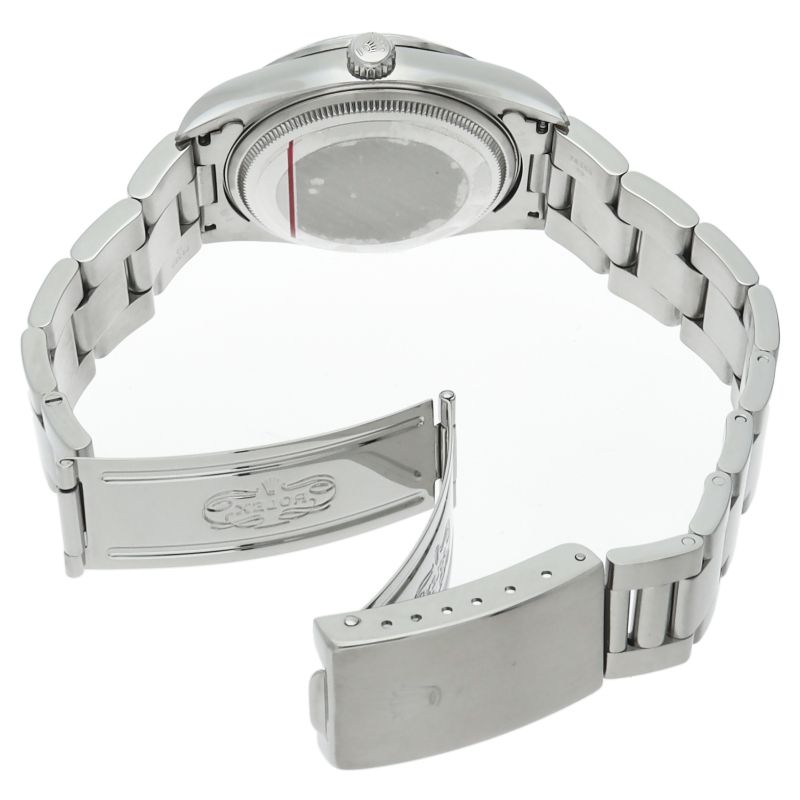 Rolex Air King SS Watch Blue — view 5