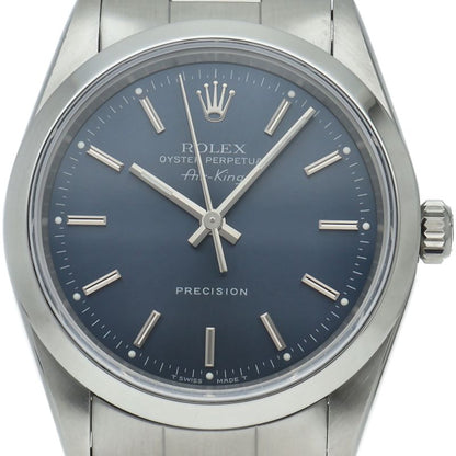 Rolex Air King SS Watch Blue