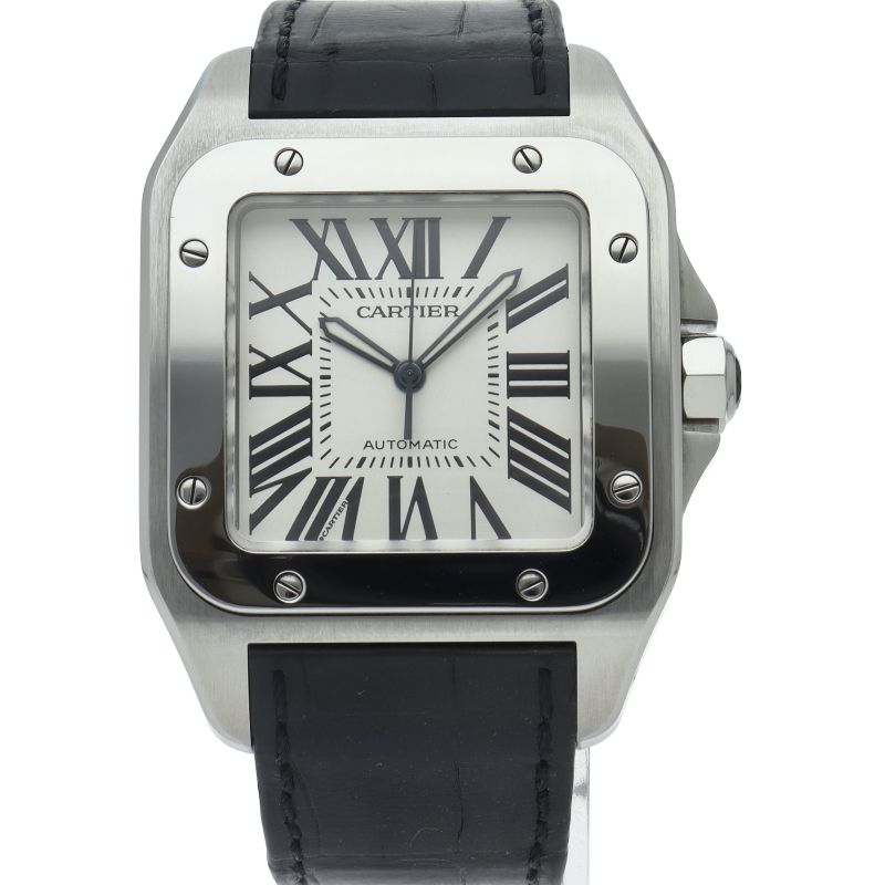 Cartier Watch LM SS Clock Silver — view 2