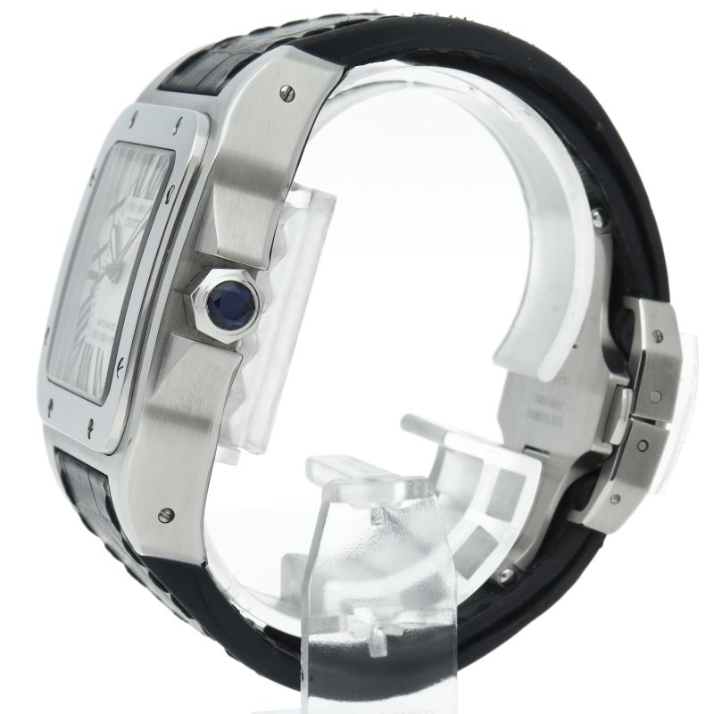 Cartier Watch LM SS Clock Silver — view 3