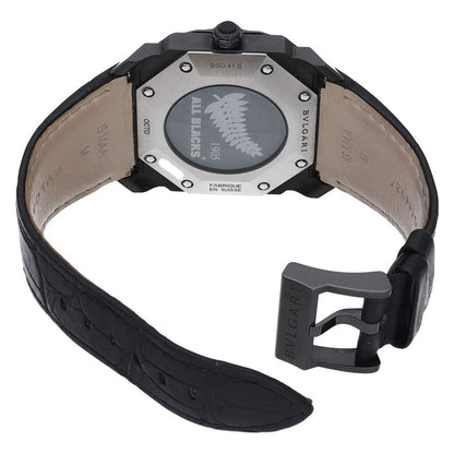 Bvlgari Octo All Black Watch 42 AB SS Leather — view 5