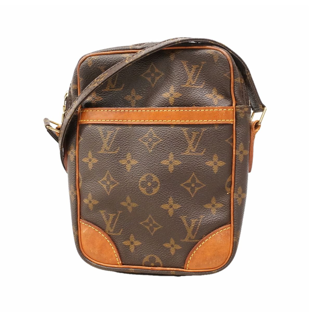 Louis Vuitton Shoulder Bag Monogram Danube Brown