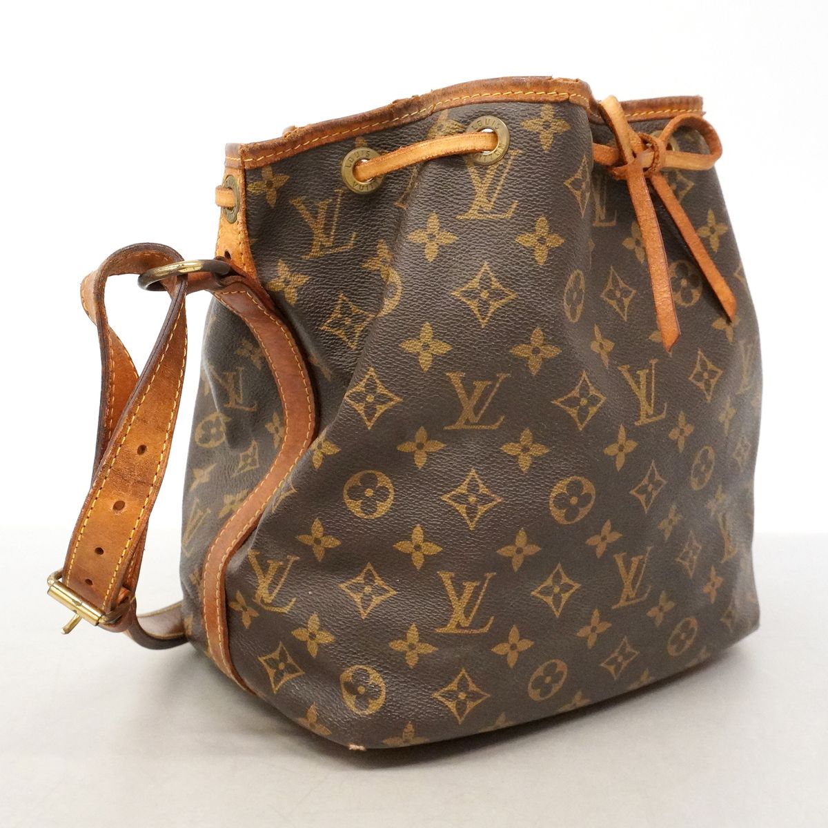 Louis Vuitton Shoulder Bag Monogram Petit Noe Brown — view 2