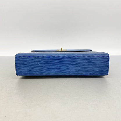 Louis Vuitton Handbag Epi Malesherbes Toledo Blue — view 3