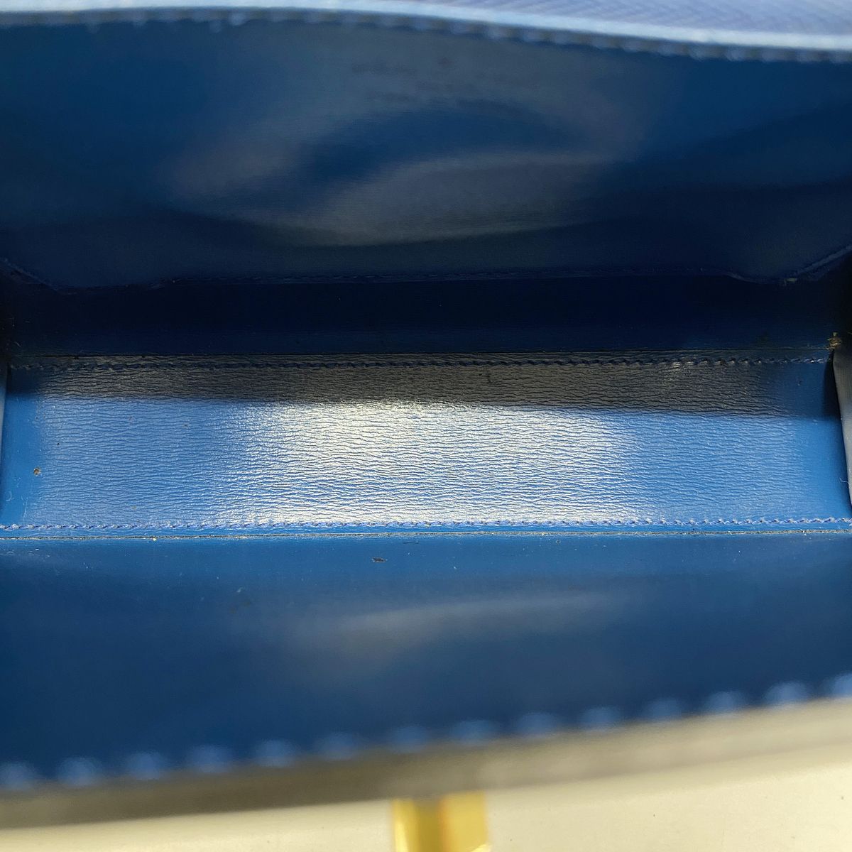 Louis Vuitton Handbag Epi Malesherbes Toledo Blue — view 4