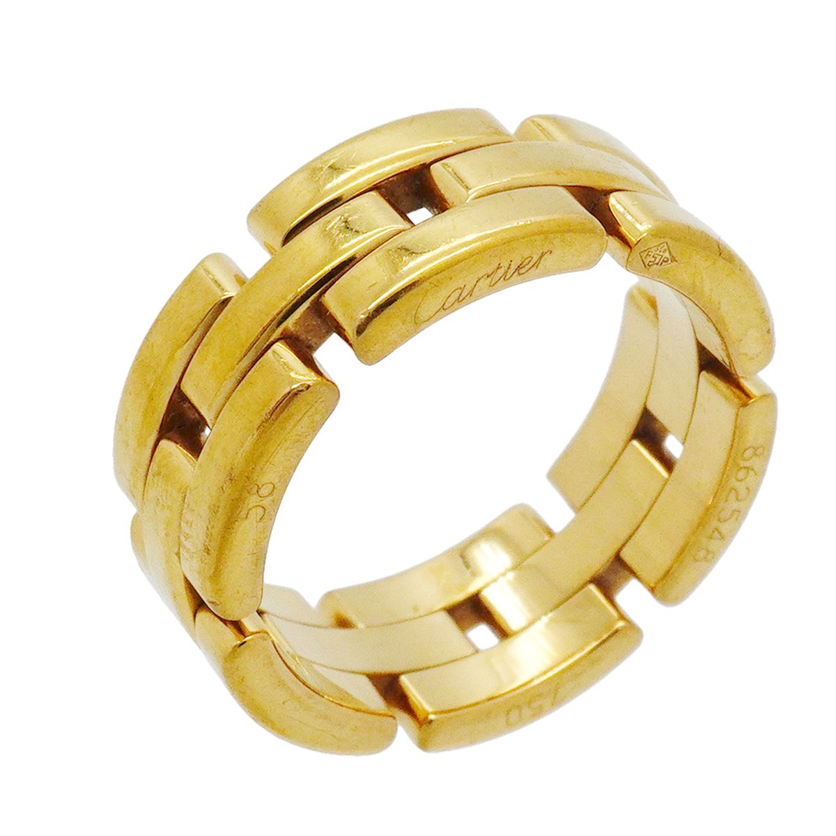 Cartier Ring Maillon Panthere Row 18k Yellow Gold