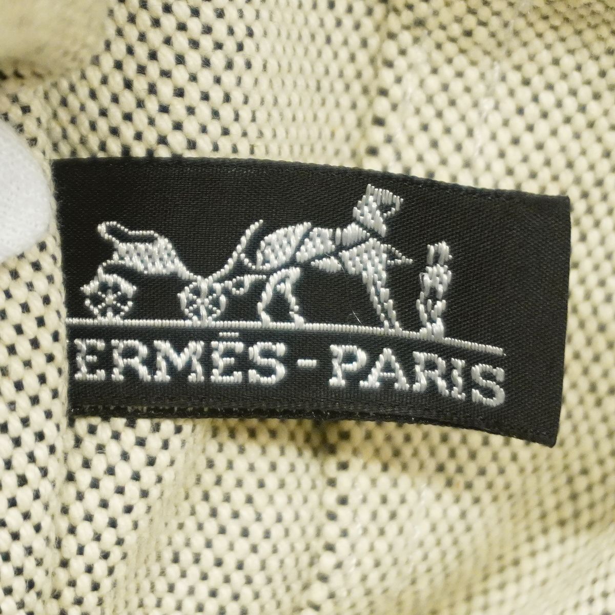 Hermes Tote Bag New Fourre Tout MM Canvas Gray Silver — view 5
