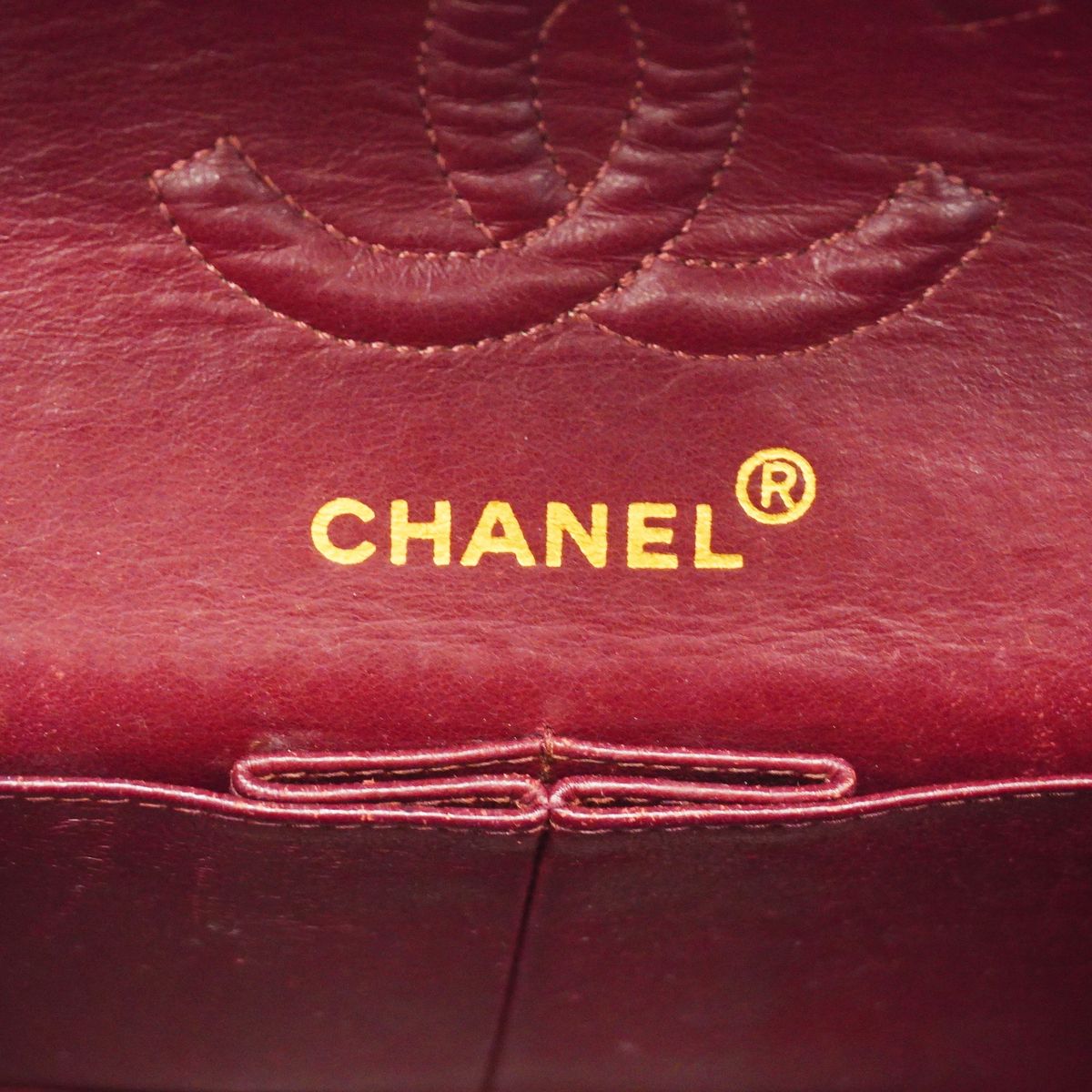Chanel Shoulder Bag Quilted Lambskin Black Gold — view 5