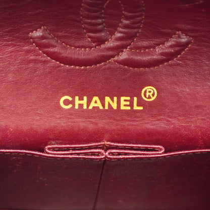 Chanel Shoulder Bag Quilted Lambskin Black Gold — view 5