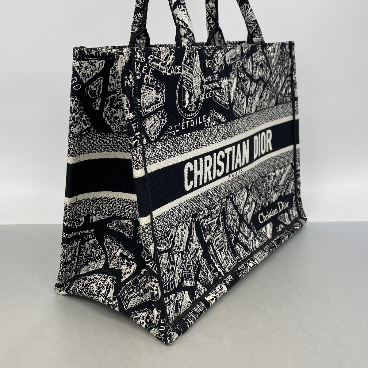 Dior Tote Bag Book Canvas Black — view 2