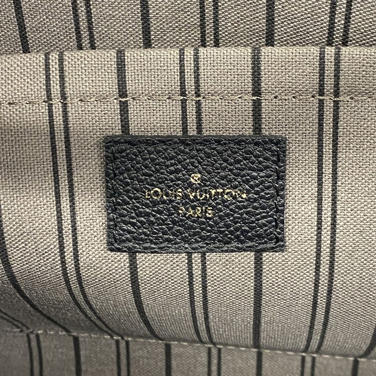 Louis Vuitton Handbag Monogram Empreinte Montaigne MM Noir 2-Way Bag — view 5