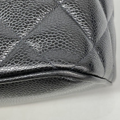 Chanel Tote Bag Reissue Caviar Leather Black Silver — view 6
