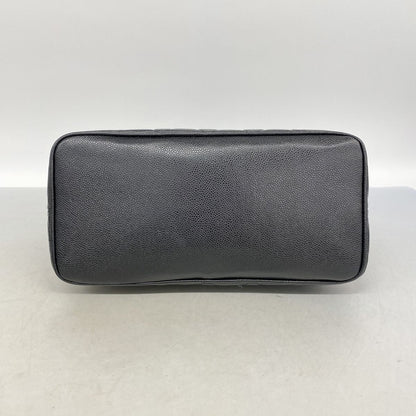 Chanel Tote Bag Reissue Caviar Leather Black Silver — view 3