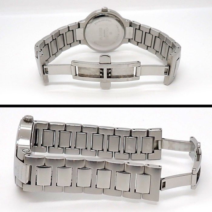 Gucci Watch Round Date Black Dial SS Quartz Analog — view 3