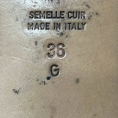 Hermes Pumps Dark Brown Leather Heels — view 6