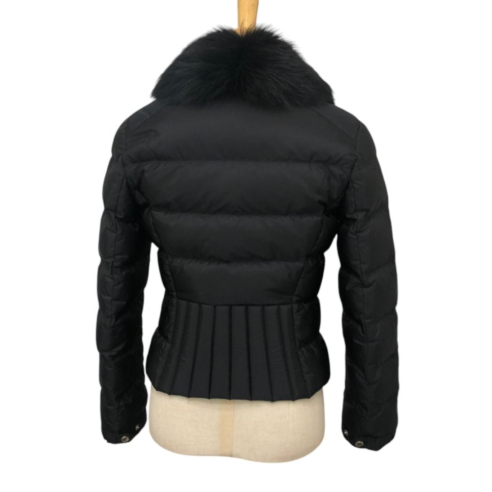 Prada Down Jacket Triangle Logo Nylon Black — view 2