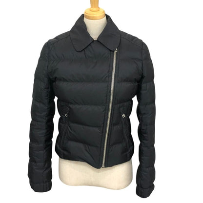 Prada Down Jacket Triangle Logo Nylon Black — view 3