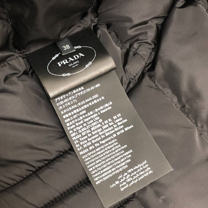 Prada Down Jacket Triangle Logo Nylon Black — view 6