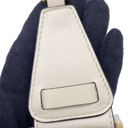 Fendi Shoulder Strap Zucca FF Logo You Canvas White Black — view 6